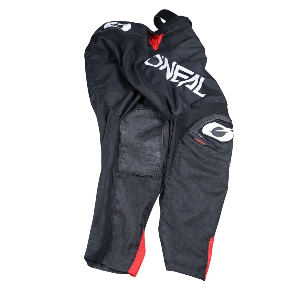 ONEAL Pants Mens 30x32 Black MX Rain Pants Slim Microfiber Protective‎ Lined